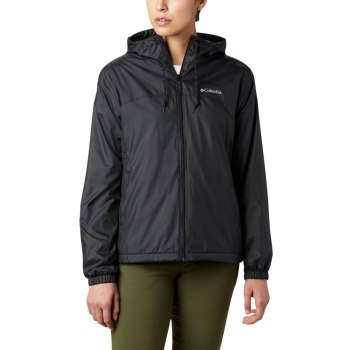 Columbia Flash Forward Lined Windbreaker, Chamarras Negros Para Mujer | 258704-VXY